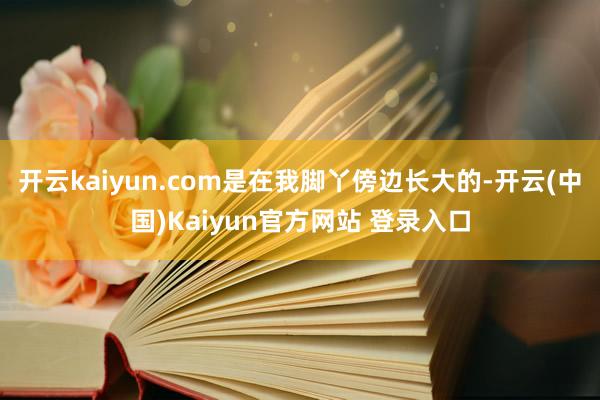 开云kaiyun.com是在我脚丫傍边长大的-开云(中国)Kaiyun官方网站 登录入口