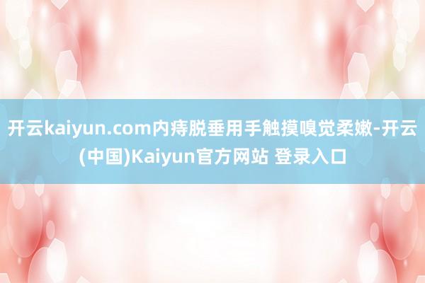 开云kaiyun.com内痔脱垂用手触摸嗅觉柔嫩-开云(中国)Kaiyun官方网站 登录入口