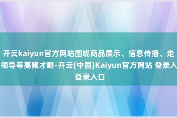 开云kaiyun官方网站围绕商品展示、信息传播、走动领导等高频才略-开云(中国)Kaiyun官方网站 登录入口